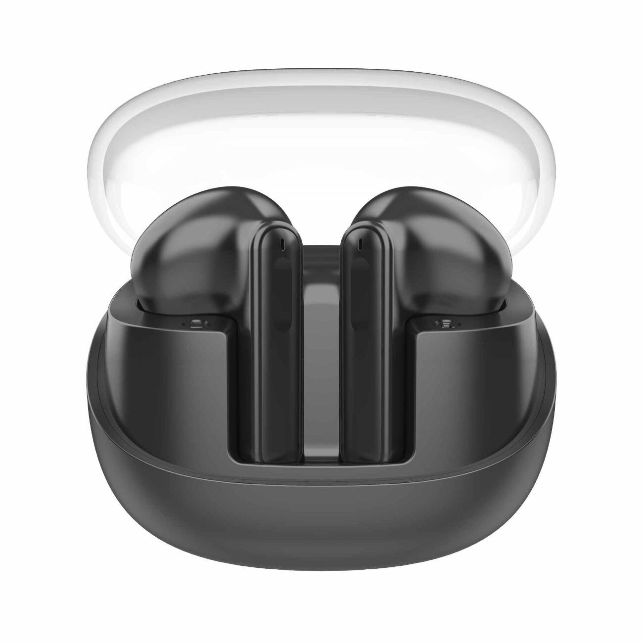 Наушники True Wireless ELFY EPA-CLEAR-BL-M Black