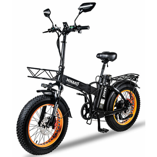 Электровелосипед Minako F10 Pro - Оранжевый обод 8780000₽