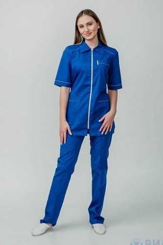 Изображение товара Костюм медицинский женский вилан/Униформа для сотрудников/Костюм для горничных и уборщиц