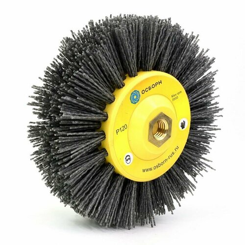 Щетка дисковая PLM 150х40хM14 ворс полимер-абразив P120 3341₽