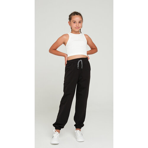 фото Брюки , размер 122, черный kupifartuk