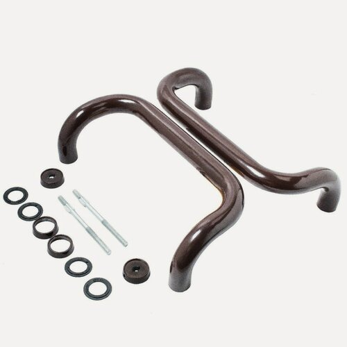 Изображение товара Ручка офисная скоба R=300мм d=30мм, коричневый