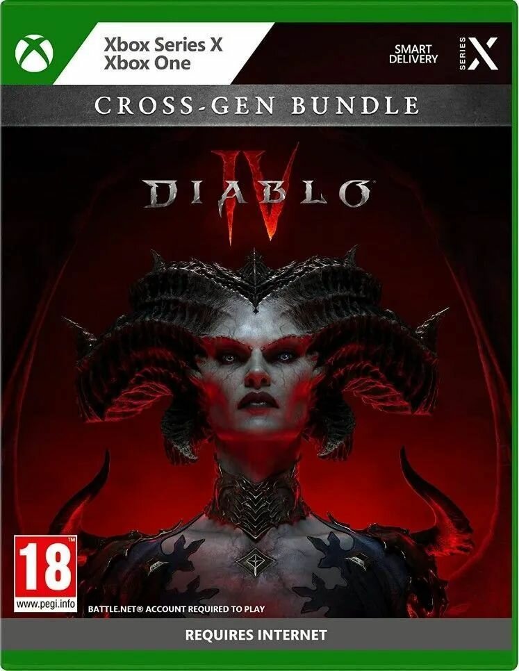 Игра на диске Diablo IV 4 диск (Xbox Series, Xbox One, Русская версия)