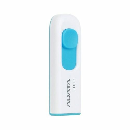 Флешка USB A-Data Classic C008 32ГБ, USB2.0, белый и синий [ac008-32g-rwe]