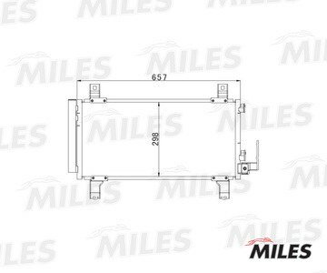 Конденсер mazda 6 1.8-2.3/2.0d 02-