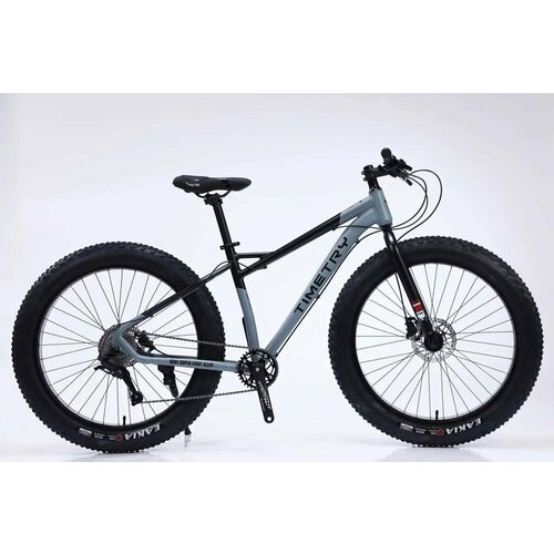 Велосипед фэтбайк Fatbike Timetry ТT0919s 26 Алюминиевая рама 19 Гидравлический тормоз черно-серый модель 2023 3070000₽
