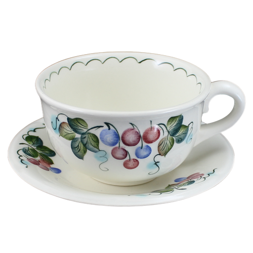 Семикаракорский фаянс чайная пара Виноград 1743₽