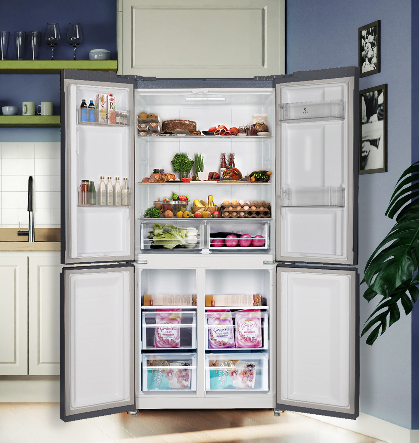 Многокамерный холодильник LEX LCD450GbGID - фотография № 8