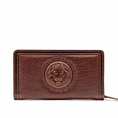 фото Кошелек makey 061-08-51, фактура тиснение, коричневый