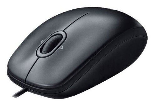 Мышь Logitech Mouse M100, DARK/GREY, USB, 1000dpi, [910-005003/910-001604/910-005006]