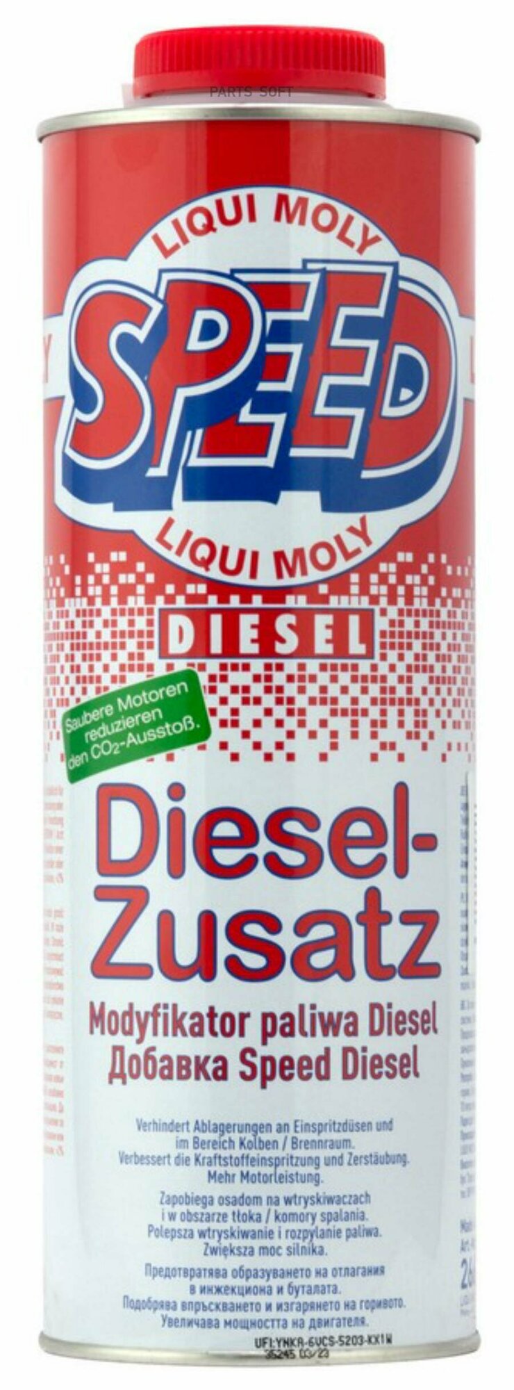 Суперкомплекс для дизельных двигателей Speed Diesel Zusatz, 1л LIQUI MOLY 2663 | цена за 1 шт