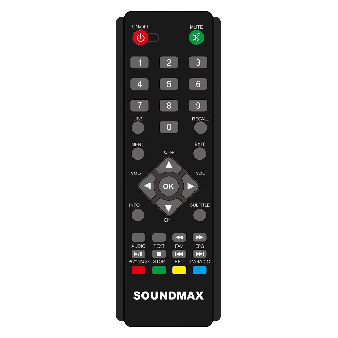 Приемник телевизионный DVB-T2 Soundmax SM-DVBT271