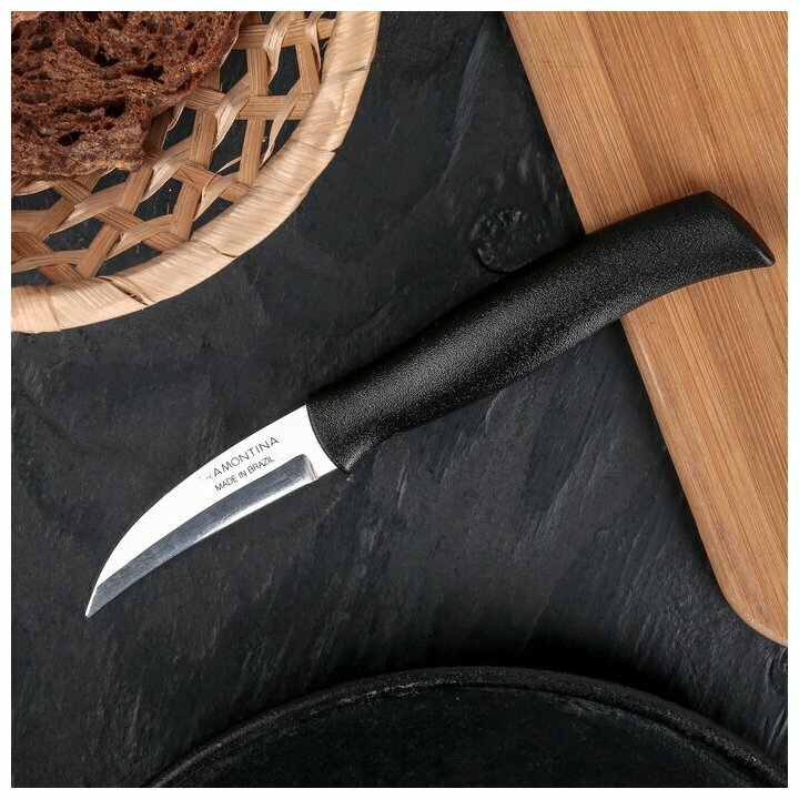 Нож Athus для овощей 7,5см, черн.