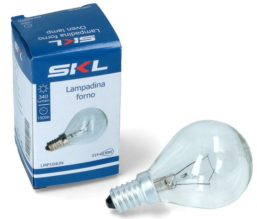 Лампа для духовки универсальная E14-45, 40W SKL LMP104UN