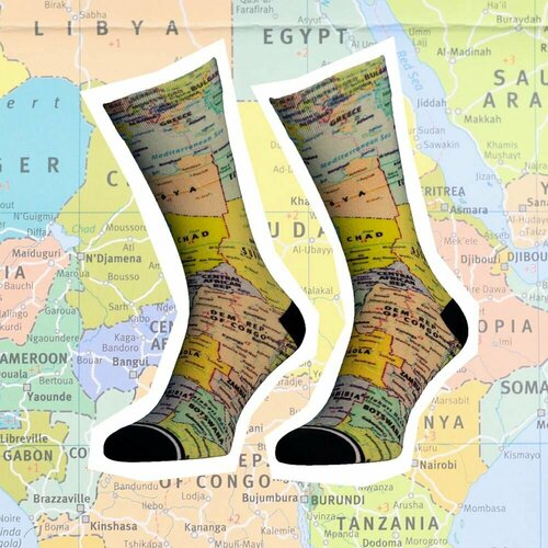 фото Носки sock my feet, размер 39-42, черный, желтый