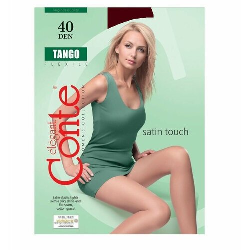 фото Колготки conte tango, 40 den, размер 5, коричневый