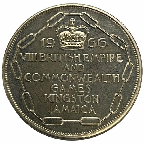 Ямайка 5 шиллингов 1966 г. (VIII Игры Содружества, Кингстон 1966) (Proof) empire games