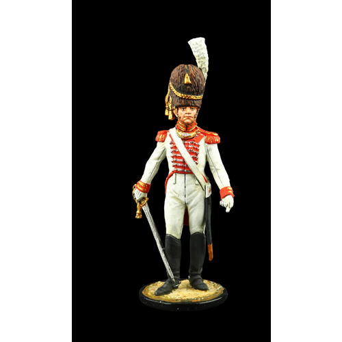 Оловянный солдатик SDS: Офицер гвардейских гренадеров. Вестфалия, 1809-10 гг.