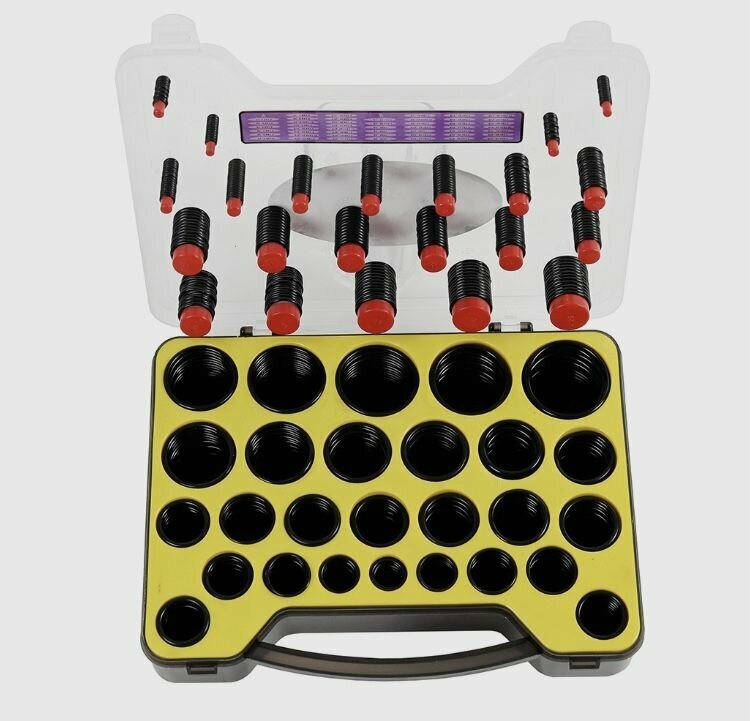 фото Набор резиновых уплотнительных колец 49 размеров 800 шт. (кейс) O-RING KIT