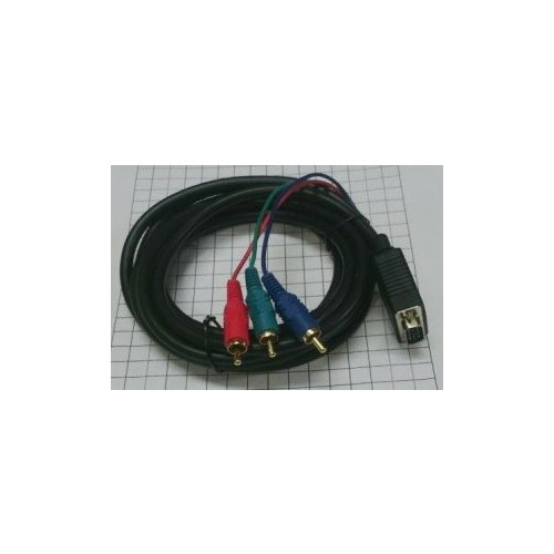 Кабель VGA (15 pin) - RGB ( 3 RCA) 3 метра кабель вывода для видеокарт 3 x rca мама asus 7 pin tv rca rgb