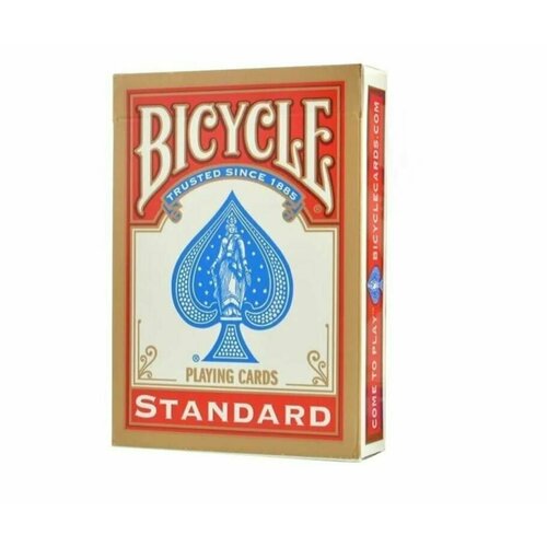 Игральные карты Bicycle Standard 54 карты, красные bicycle карты pro poker peek