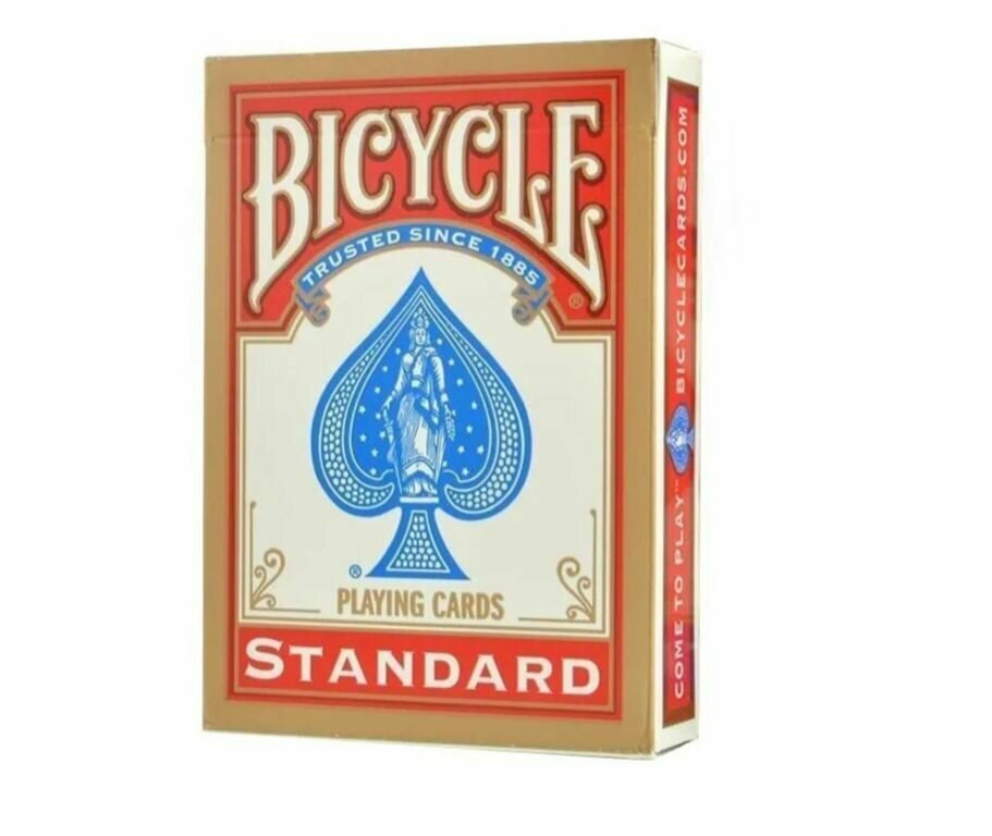 Игральные карты Bicycle Standard 54 карты, красные