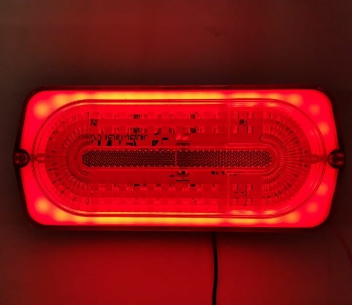 Фонарь задний неоновый УАЗ, ГАЗ, прицепы, 12В, тюнинг Люкс 132.3716-501 LED/неон
