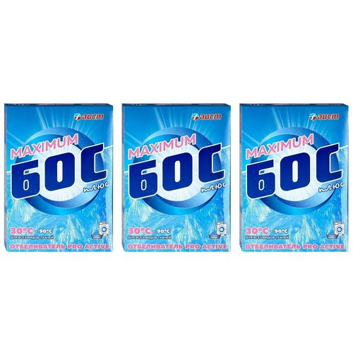 Бос Отбеливатель плюс Maximum, 300 г, 3 шт