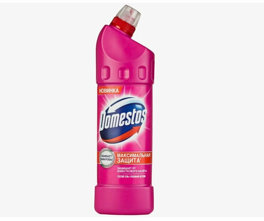 Domestos Универсальное чистящее средство Розовый шторм, 750 мл, 6 штук - фотография № 2