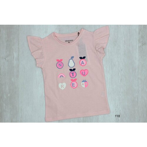 фото Футболка divonette, размер 104, розовый