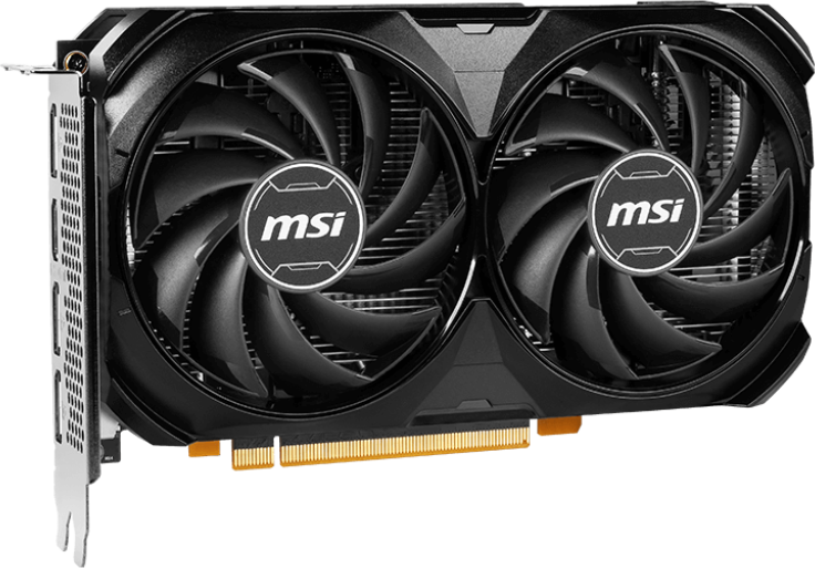 Видеокарта NVIDIA GeForce RTX 4060 MSI 8Gb (RTX 4060 VENTUS 2X BLACK 8G OC)