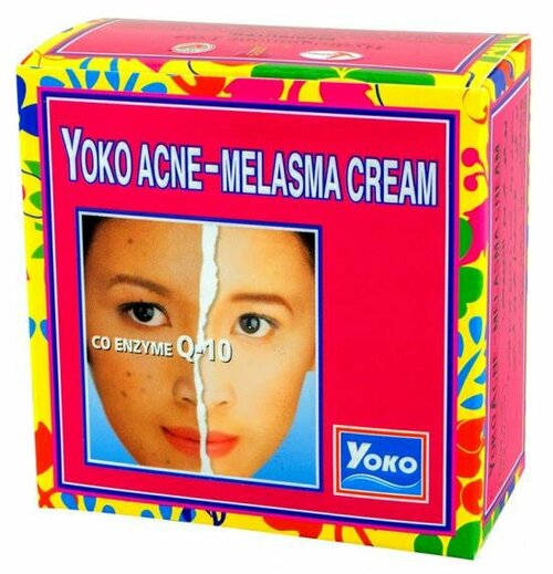 Siam Yoko Крем для лица против акне и пигментации с коэнзимом Q10 / Acne-Melasma Cream, 4 г, 2 штуки
