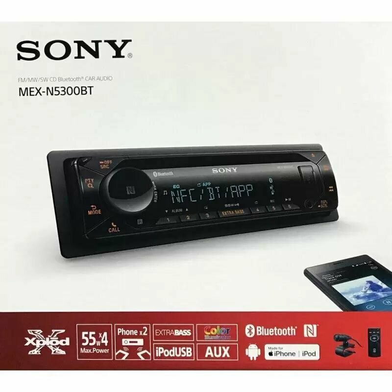 Автомагнитола Sony MEX-N5300BT - фото №5