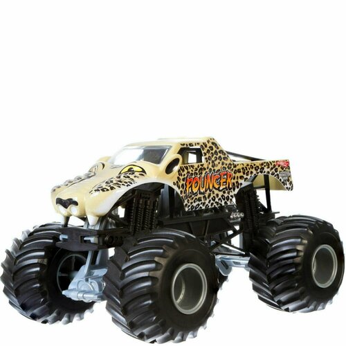 фото Машинка внедорожник 18 см внезапно атакующий леопард monster jam hot wheels