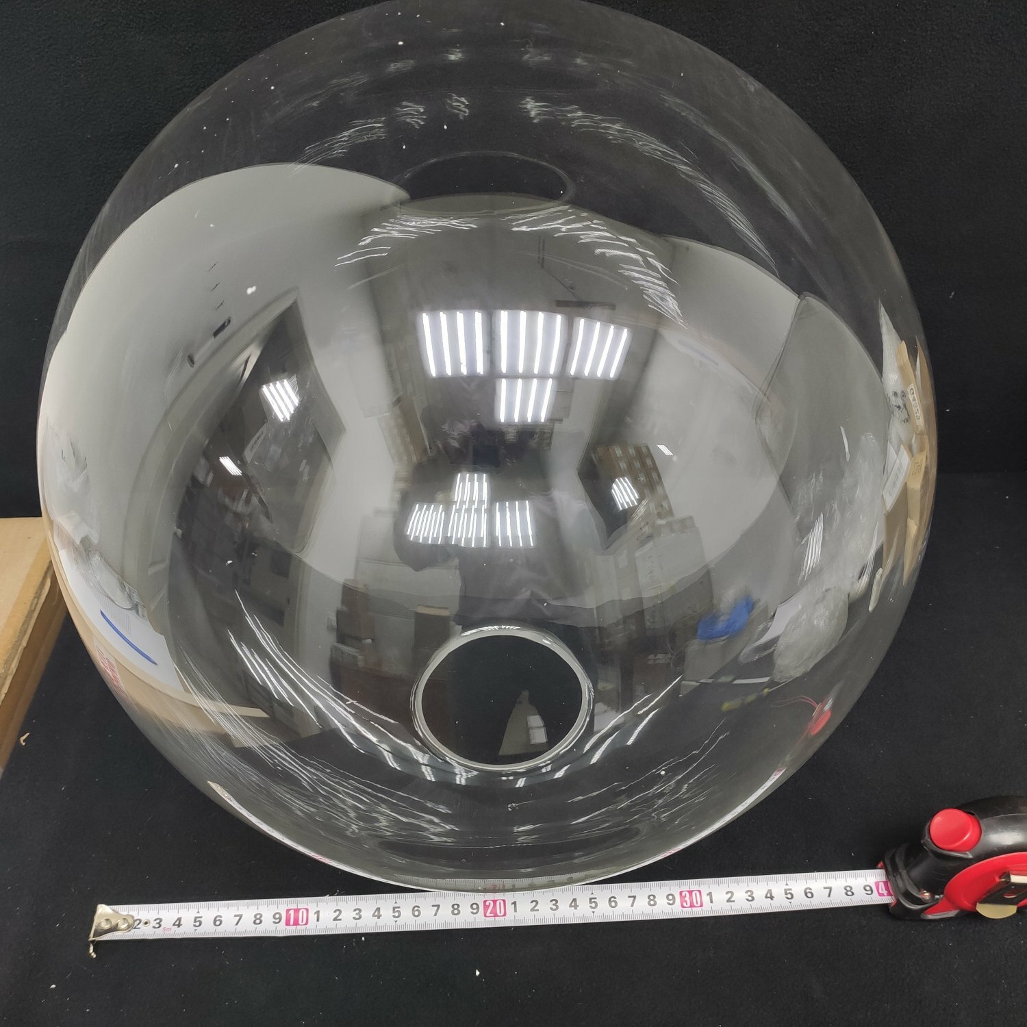 Плафон стекло шар прозрачный 400мм (67мм внутр) Arte Lamp A1940SP-1 VOLARE