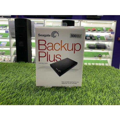 Внешний диск HDD Seagate Backup Plus STBU500200, 500ГБ внешний жесткий диск seagate backup plus 1 тб синий