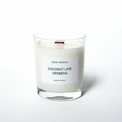 Ароматическая свеча Scent Bureau «Coconut Lime Verbena/Кокос, лайм, вербена» 190 мл