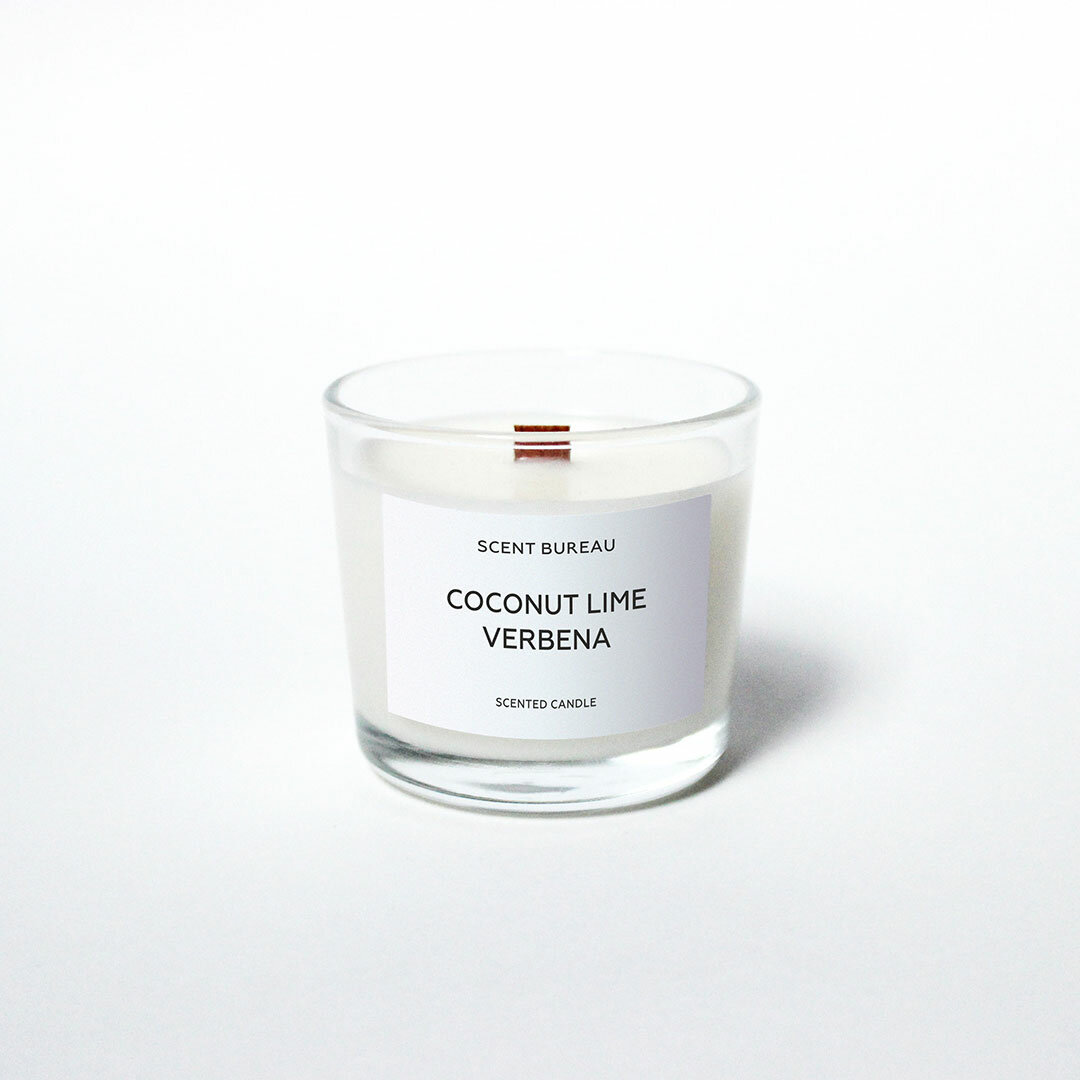 Scent Bureau «Coconut Lime Verbena/Кокос, лайм, вербена», ароматическая свеча 100 мл