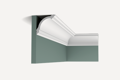Изображение товара Плинтус потолочный Orac Axxent 100х95 мм карниз под покраску дюрополимер Перфект Cb512N