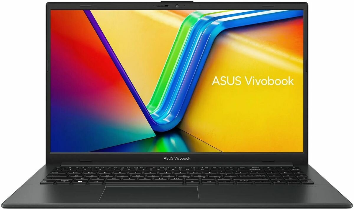 Ноутбук ASUS Vivobook Go 15 OLED E1504FA-L1529 90NB0ZR2-M00YH0, 15.6", OLED, AMD Ryzen 5 7520U 2.8ГГц, 4-ядерный, 16ГБ LPDDR5, 512ГБ SSD, AMD Radeon, без операционной системы, черный