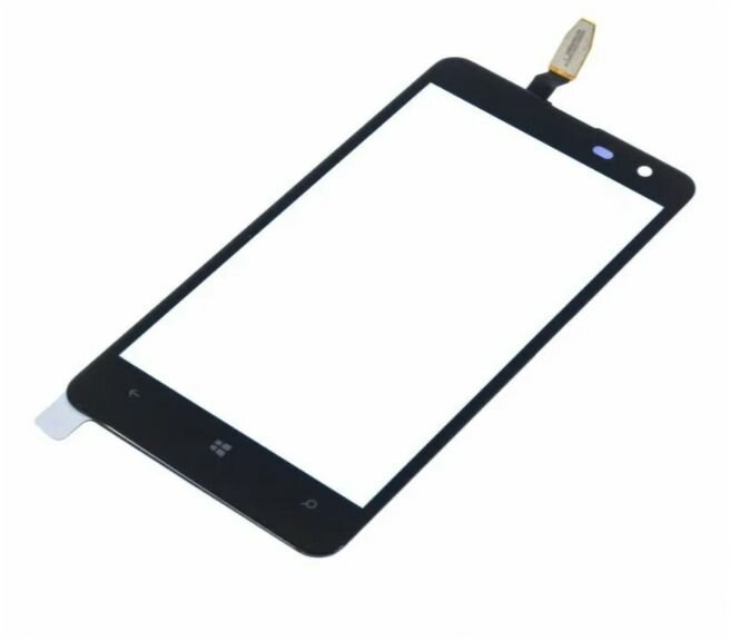 Тачскрин (сенсорное стекло) для Nokia Lumia 625 черный