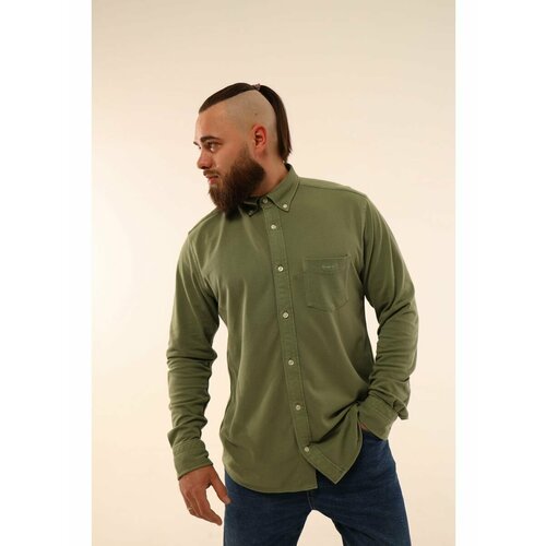 фото Рубашка gant, размер m, зеленый