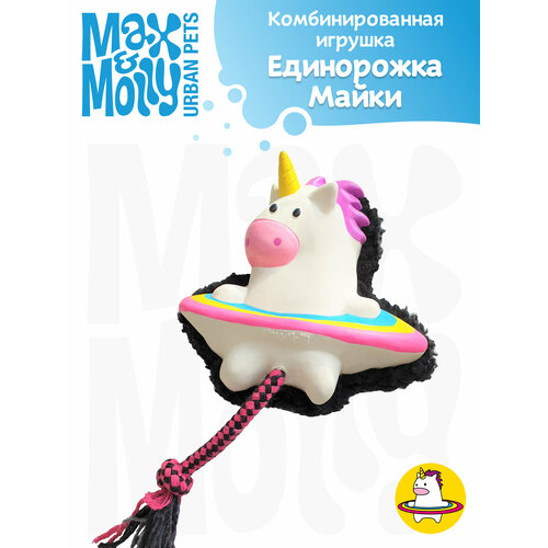 Max & Molly Комбинированная игрушка Единорожка Майки, 13 cm x 14.5 cm x 6.5 cm