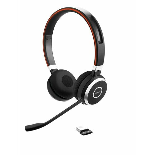 Гарнитура Jabra Evolve 65 SE Stereo MS черный (6599-833-309)