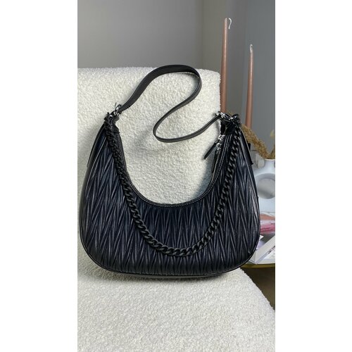 фото Сумка хобо , черный нет бренда