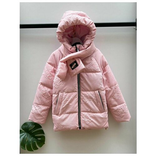 фото Куртка, размер 110, розовый ds fashion