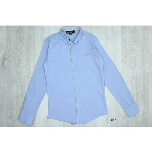 фото Рубашка carrinos, размер 10 лет, голубой