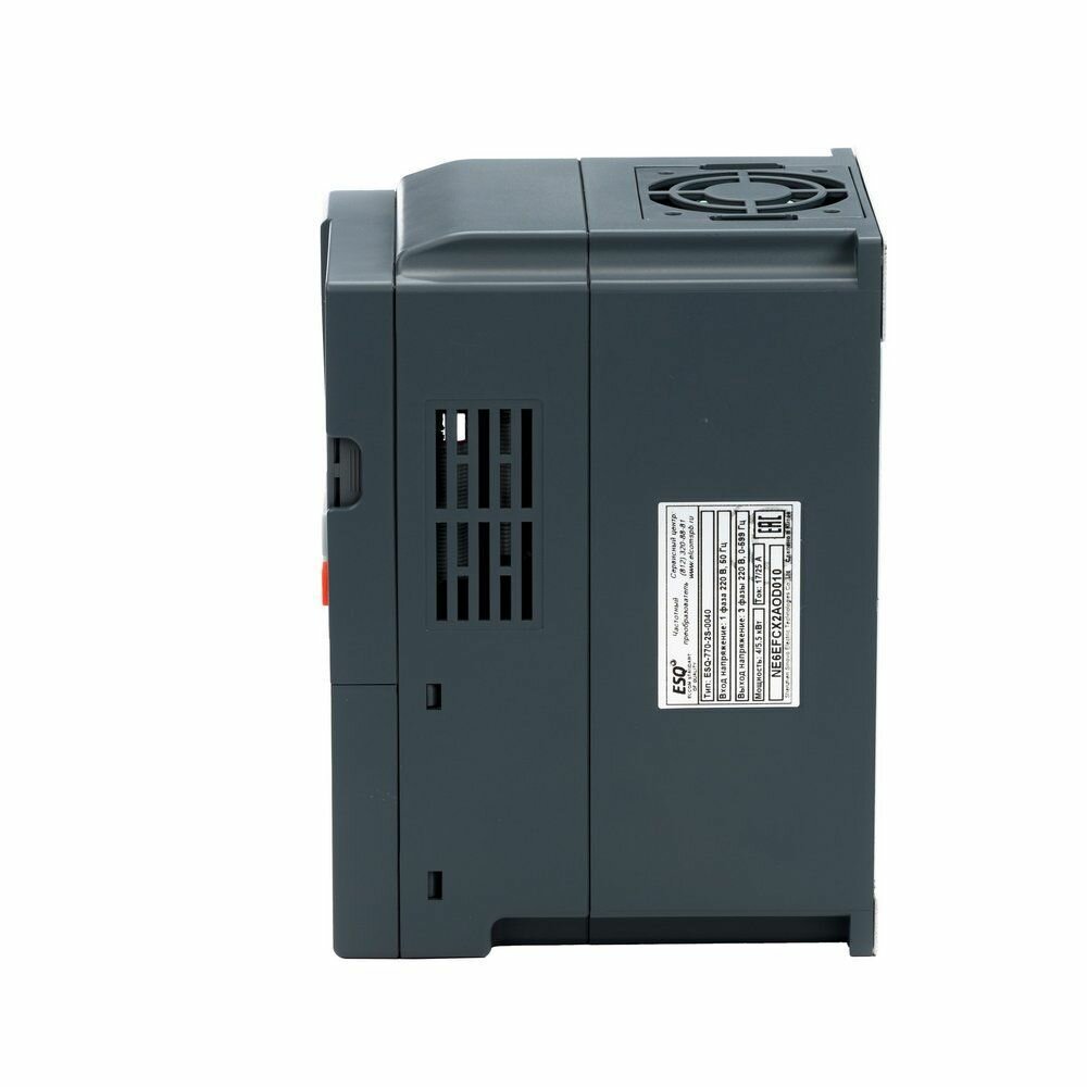 Частотный преобразователь ESQ-770-2S-0040 4/5.5 кВт, 220В / Преобразователь частоты 5.5 кВт — фото 10
