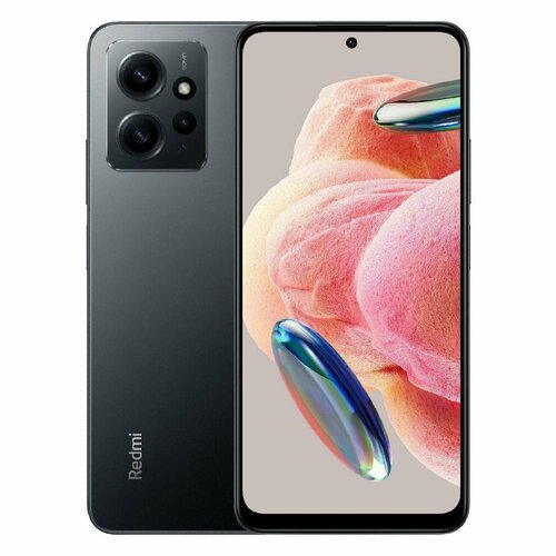 смартфон xiaomi redmi note 11 4gb 128gb graphite gray Смартфон XIAOMI Redmi Note 12 4/128Gb Onyx Gray