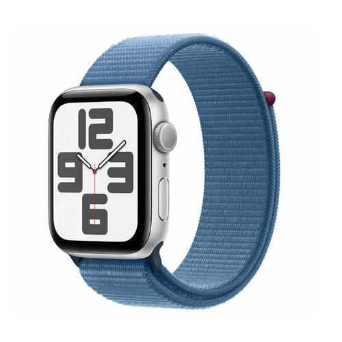 Apple Watch SE 2023 40mm Gen 2 Silver Winter Blue Sport Loop MRE33 3251200₽